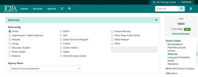 Referral Source